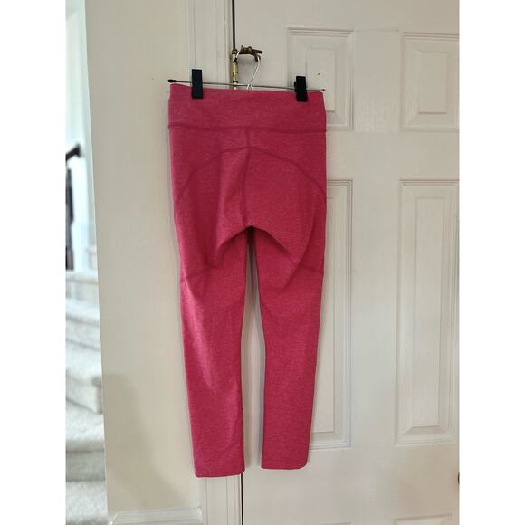 NWT Outdoor Voices Flamingo Hot Pink Warm Up Leggings - Picture 3 of 6